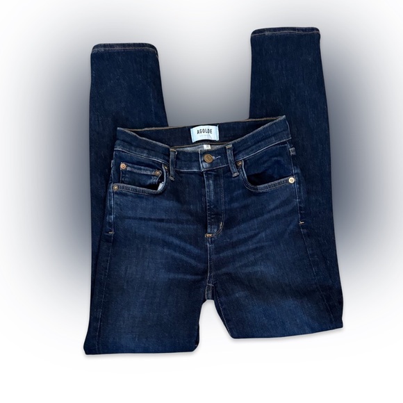 Agolde Denim - Agolde Women's Skinny Jeans - Dark Blue